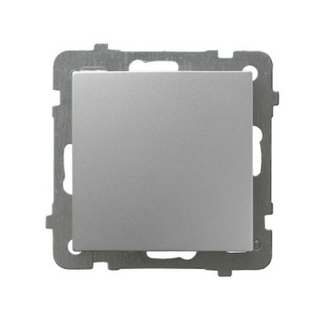 Wyłącznik pojed.Podtynk. Ospel srebrny ŁP-1G/m/18