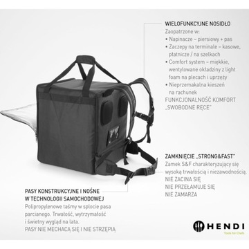 Hendi Термосумка для трубки для пиццы 72л