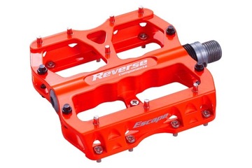 Pedały platformowe REVERSE Escape - Neon Orange # Mocne DIRT DH FR ENDURO