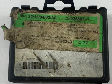OPEL SAAB 9-3 ŠROUB ŠROUBY ZAJIŠŤUJÍCÍ ROZBOČKA 32025807 KOMPLET C-72