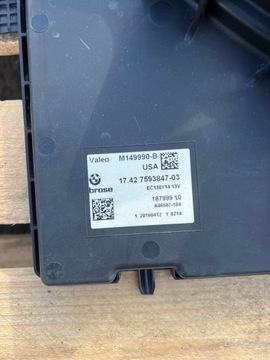 BMW X3 F25 X4 F26 VENTILÁTOR CHLADIČŮ 7593847