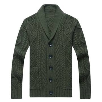 Men's Button Wool Sweater