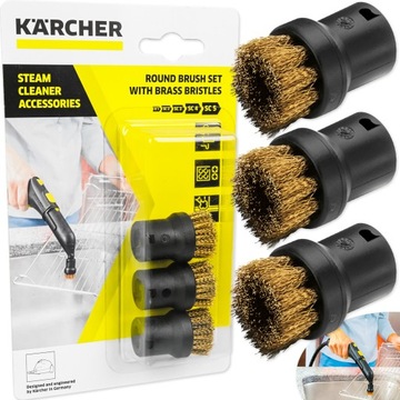 KARCHER SZCZOTKI Z MOSIĘŻNĄ SC 1 2 3 4 5 OKRĄGŁE
