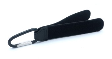 Ручка-крючок для сумки, липучка, экокожа, 2 шт.