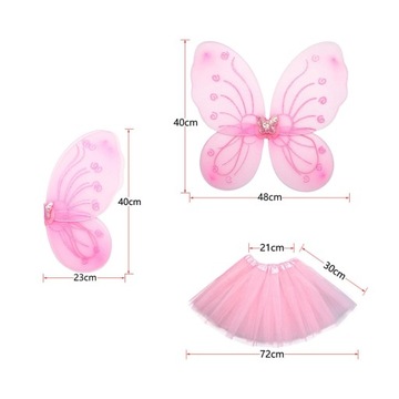 Костюм феи для девочки для детей Staff Butterfly Розовый