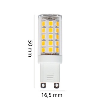 Светодиодная лампа G9 5Вт 440лм МИНИ 230В