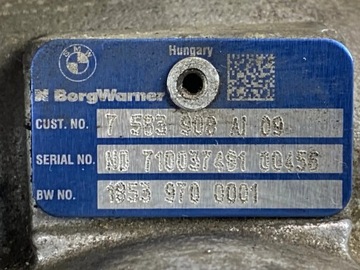 BMW F06 F07 F10 F12 3.0 I N55 TURBO TURBÍNA N55B30A 7583908