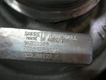TURBO CHEVROLET CRUZE 2.0 VCDI 96832200