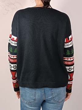 NEW LOOK świąteczny sweter HO HO HO r 42