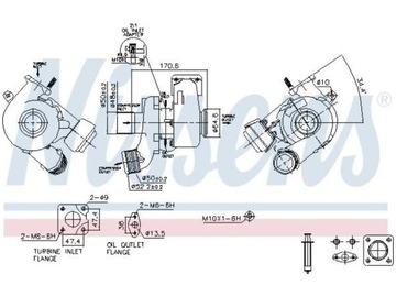 TURBO FIAT STILO MULTIFUNKCE VAGÓN 1.9 03-08