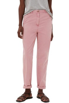 M&S Eleganckie Damskie Bawełniane Różowe Spodnie Chinosy Short L 40