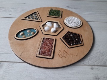 Sensoryczny sorter kształtów układanka drewniana