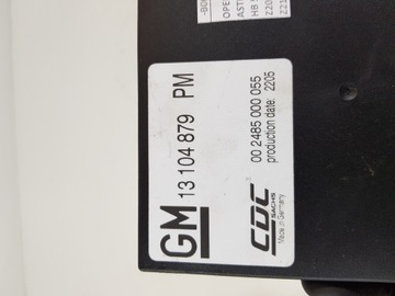 MODUL ZAVĚŠENÍ ASTRA H ZAFIRA B 2.0T 13104879