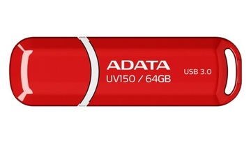 БЫСТРЫЙ Флеш-накопитель ADATA 64 ГБ UV150 USB 3.0 90 Мбит/с