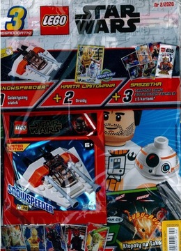 LEGO STAR WARS 2/2020 + СНЕГОСКИДЕР + карты