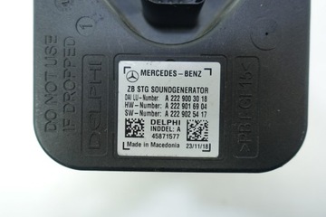 ДИНАМИК ЗВУКОВОГО ГЕНЕРАТОРА MERCEDES A2229003018