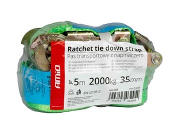 БЕСПЛАТНЫЙ ПОДАРОК# AMiO ТРАНСПОРТНЫЙ РЕМЕНЬ ТРАНСПОРТНЫЕ РЕМНИ С НАТЯЖИТЕЛЕМ 2Т 2000КГ 35М