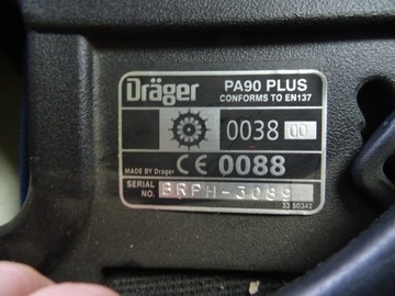 KAMIZELKA NOSIDŁO NA BUTLĘ TLENOWĄ DRAGER PA90PLUS