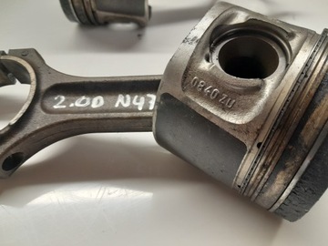 ШАТУН 0840ZU ПОРШЕНЬ 911 BMW 5 F10 F11 F06 F07 2.0D N47