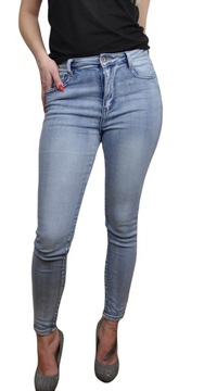 Spodnie Jeansy Rurki Push Up 34