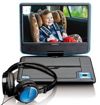 DVD Przenośne 9 LCD LENCO DVP-910 USB PILOT DivX