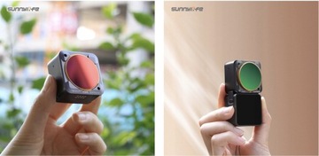 Серый гибридный фильтр с поляризацией ND32/PL для DJI OSMO ACTION 2 + CASE