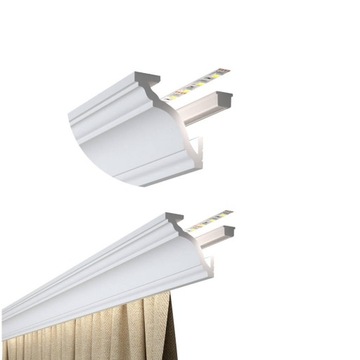 LISTWA MASKUJĄCA KARNISZ osłona karnisza MD213 LED