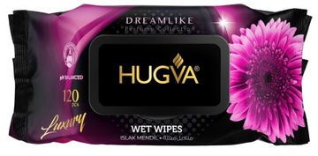 CHUSTECZKI Luxury perfumowane nawilżane 120 szt. HUGVA