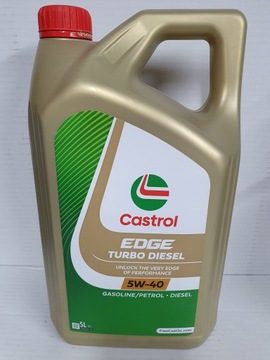 OLEJ Castrol Edge Turbo Diesel 5W/40 5 LITRÓW