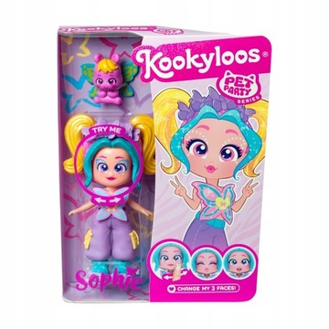 KOOKYLOOS PET PARTY - LALECZKA ZMIENIAJĄCA WYRAZ TWARZY - SOPHIE