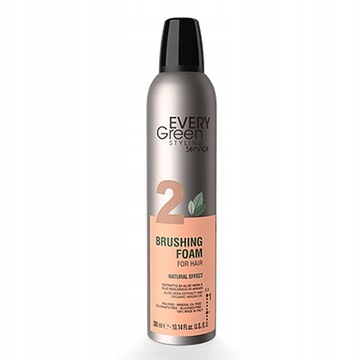 EVERY GREEN STYLING 2 BRUSHING FOAM NATURAL EFFECT PIANKA DO WŁOSÓW 300ML