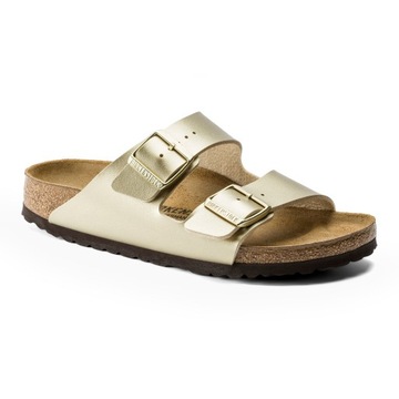 Klapki damskie BIRKENSTOCK Arizona BF Narrow gold 40 EU