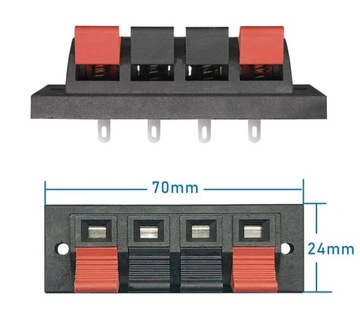Разъем динамика, разъем колонки для корпуса