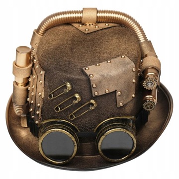 Mężczyźni Steampunk Top Hat Kostium