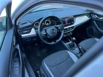 Skoda Scala Hatchback 1.0 TSI 110KM 2022 Skoda Scala Salon PL Szary Steel FV23 Climatronic Grzana szyba ASO, zdjęcie 9