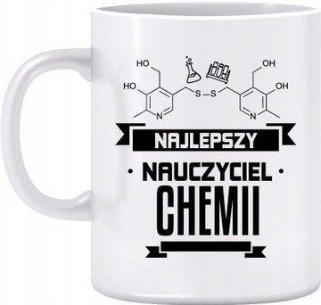 KUBEK NAJLEPSZY NAUCZYCIEL CHEMII DZIEŃ PREZENT