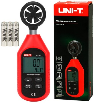 Anemometr miernik wiatru temperatury UNI-T UT363