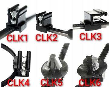 50 держателей краевых зажимов для бамперов