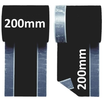 EPDM 200mm Folia Membrana Taśma Uszczelniająca fartuch 20mb +2 paski BUTYLU