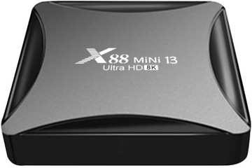 ТВ-приставка Android 13.0, X88 Mini 13, 4 ГБ ОЗУ, 64 ГБ ПЗУ, RK3528, четырехъядерный процессор, Wi-Fi