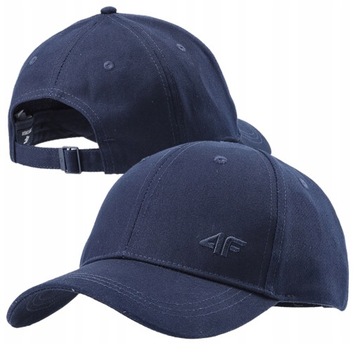 CZAPKA 4F UNISEKS Damska Męska Z DASZKIEM STRAPBACK - NIEBIESKA r. S/M
