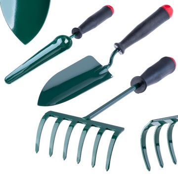 НАБОР САДОВЫХ ИНСТРУМЕНТОВ ЛОПАТА ДЛЯ КОРНЕЙ ФИКСАЦИЯ ПОЧВЫ ГРАБЛИ