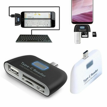 КАРТРИДЕР ТИПА C КАРТРИДЕР USB-концентратор SD/TF COMBO