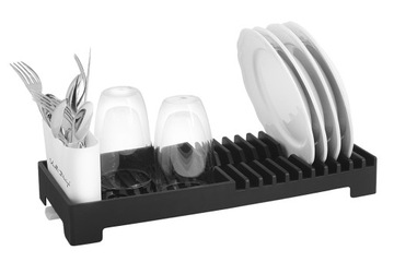 Ociekacz na naczynia suszarka Vialli Design LIVIO DUO (czarny) 28432