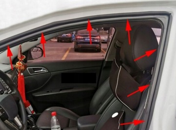 ПРОКЛАДКА КРОМКИ ДВЕРИ АВТОМОБИЛЯ КРЫШКА 25 М УПЛОТНИТЕЛЬНАЯ ЛЕНТА