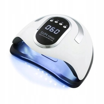 Мощная лампа для ногтей с гибридными УФ-гелями LED Sun x10 Max LCD с ручкой 280 Вт