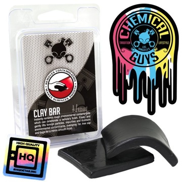 CHEMICAL GUYS CLAY BAR ТЯЖЕЛАЯ дезактивирующая глина