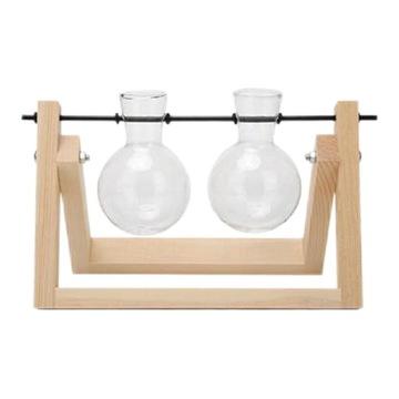Szklana roślina do terrarium na biurko 2 wazo