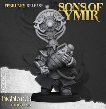 Dwarf Firespitters - Highlands Miniatures Oldhammer Unit CMD (3 modele)