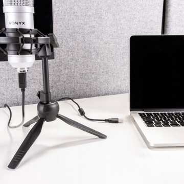 СТУДИЙНЫЙ МИКРОФОН USB ПК/ ШТАТИВ/ ГЕЙМЕР/ YOUTUBE